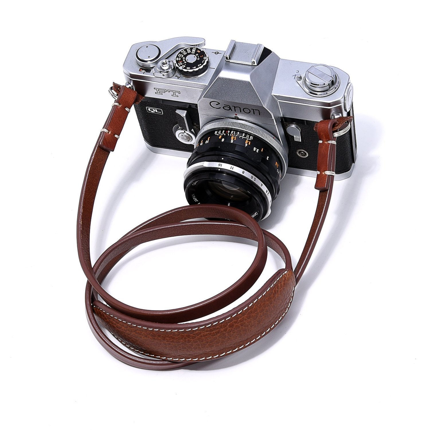 Amazon.co.jp: [CANPIS] カメラストラップ 革 手製 ショルダーパッド